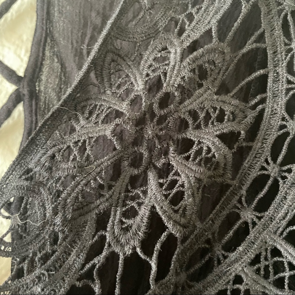 Topshop woven beach coverup crochet - Picture 8 of 8